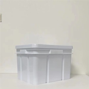 Factory direct wholesale of 15L, 25L, and 30L <b>plastic</b> turnover boxes, storage boxes, and square boxes with <b>lids</b>, made from - Product Image 2