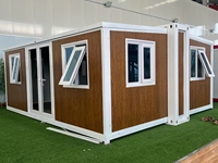 Özel Prefabrik 20Ft 30Ft 40Ft Konteyner Genişletilebilir Ev 5 Yatak Odalı Prefabrik Nakliye Katlanır Ev İnşaatı Emlak