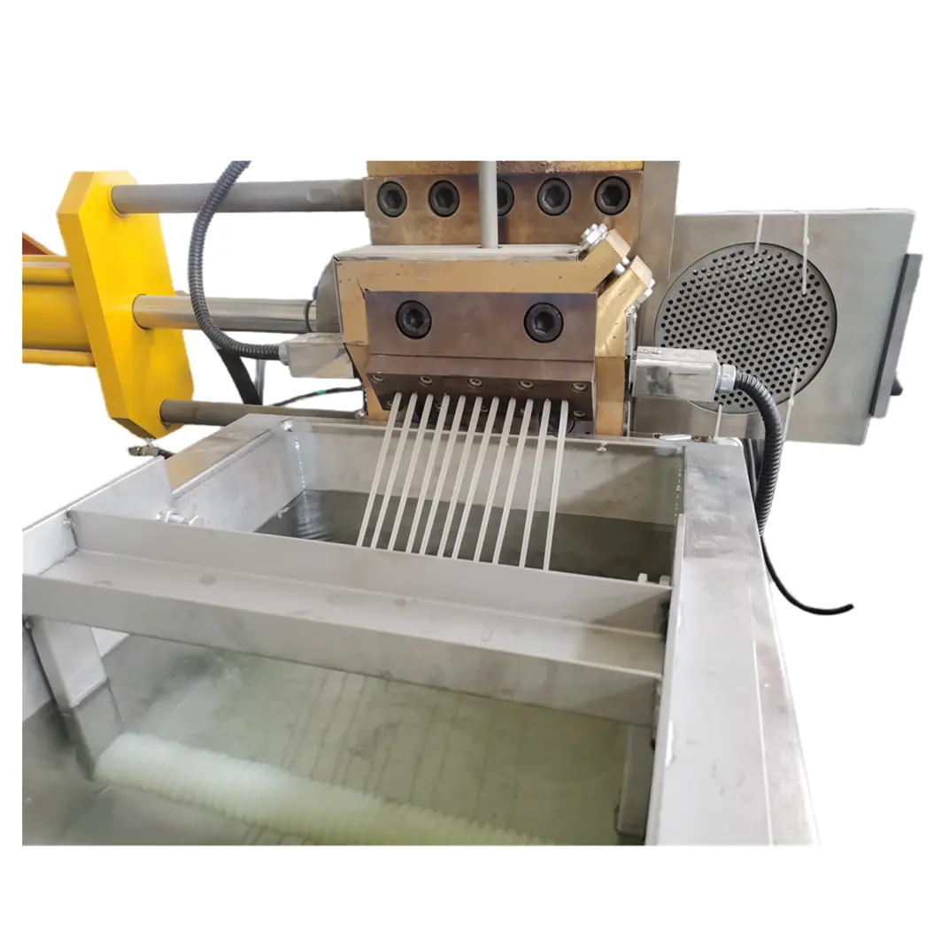 Lldpe Hdpe Ldpe Twin Schroef Extruder Pellet Machine Plastic Granulator Extrusie Lijn Voor Verkoop