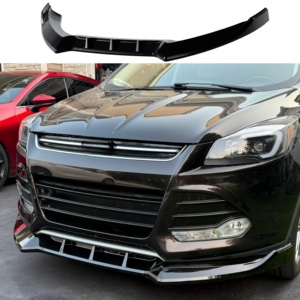 Splitter per Paraurti Anteriore Compatibile con <span class=keywords><strong>Ford</strong></span> Escape <span class=keywords><strong>Kuga</strong></span> 2013-2016, <span class=keywords><strong>Accessori</strong></span> Sottoscocca in ABS Nero Lucido - Product Image 1