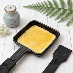 4 pièces de mini-plaques à griller carrées antiadhésives avec 4 spatules à <span class=keywords><strong>raclette</strong></span>, <span class=keywords><strong>accessoires</strong></span> pour raclettes, plateaux de remplacement - Product Image 3