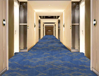 Tapis de sol de luxe imprimé en 3D, fabriqué à la machine, à motifs, pour salles de banquet, hôtels 5 étoiles et usage domestique, antidérapant, enroulé