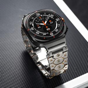 Bracelet de montre en acier inoxydable de luxe de remplacement pour <span class=keywords><strong>Samsung</strong></span> Galaxy <span class=keywords><strong>Watch</strong></span> 8 7 Ultra 47 <span class=keywords><strong>mm</strong></span>, bracelets de montre intelligente - Product Image 4