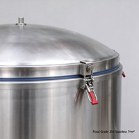 Cuve de cuisson en acier inoxydable 304 de qualité alimentaire, cuve de cuisson sous pression industrielle pour haricots rouges, pâtes et farce à viande