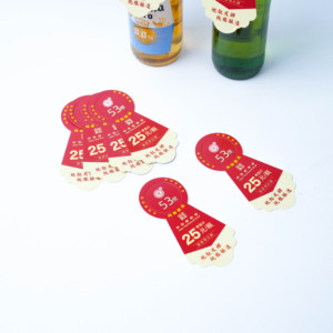 Carte publicitaire suspendue bouteille cou nom étiquette volante étiquette cintre carte bouteille Necker étiquette vin carte suspendue personnalisée - Product Image 3