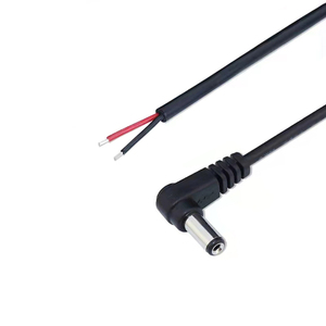 2.1mmx5.5mm Jack Barrel Cable 18 Awg Dc Power Pigtail Dc Input Jack With Male Female Connectors Dc Female to Open Cable - Product Image 1
