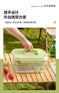 Caja de Almacenamiento Portátil Sellada, a Prueba de Fugas, de Grado Alimenticio PP + PET, <span class=keywords><strong>Segura</strong></span>, Inodora, con Diseño de Asa, Doble Sellado Hermético - Product Image 5