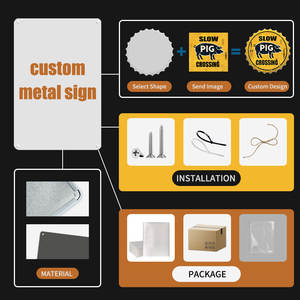 Letrero Metálico Retro Personalizado OEM, Letreros de Metal Vintage de Fabricación Profesional, Placa Metálica Personalizada - Product Image 4