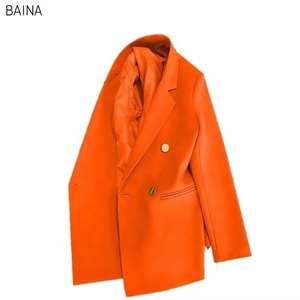 2025 kadın ceket yeni bahar sonbahar zarif eğlence katı uzun kollu Blazers kore moda gevşek Fit - Product Image 1