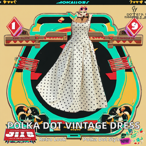 Robe longue plissée dos nu à col carré vintage pour femme, style français à pois, taille haute, respirante et modeste, avec fermetures éclair, collection 2025 - Product Image 2