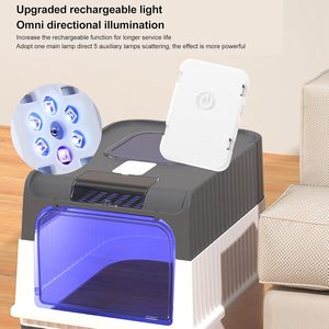 Automatic Cleaning Square <b>Cat</b> <b>Litter</b> Basin with 65L Capacity Plastic Material - Product Image 4
