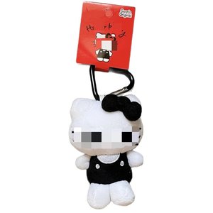 Nuevo Peluche de Gato Negro Genial, Muñecos de Peluche Kawaii de Anime, Colgante para Bolsa, Regalos para Niñas, Mini Peluche, Llavero para Máquina de Garras - Product Image 3