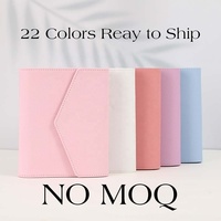 Etsy Ins New Budget Binder Agenda Cover A6 Pebble Grain Leather Bound 6 Gold Ring Fly Leaf Cash Sobre-Idea de regalo versátil