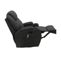 PU Leder Modern Manual Recliner Chair Elektrische Massage Freizeit Drehs ofa