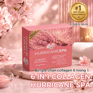 Kit de Pédicure Spa au Collagène et à la Fleur de Cerisier pour l'Élimination des Callosités, Système de Spa Floral Effervescent HurricaneSpa Pedi Box pour Salon de Manucure - Product Image 2