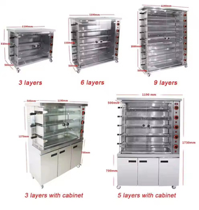 Forno Rotante per Pollo Commerciale in Acciaio Inox a Gas, Adatto per Ristoranti, Modello 2026 - Product Image 3