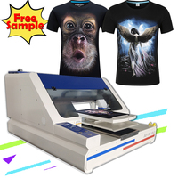 Nouvelle mise à jour A3 taille DTG imprimante coton tissu Textile T-shirt Direct automatique numérique T-Shirt Machine d'impression 2023
