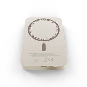 Batería Externa Magnética Energy Sistem 10000mAh 15W Inalámbrica 20W con Cable / Accesorio 13N Diseño Delgado / Seguro para Vuelos Color Champán - Product Image 5