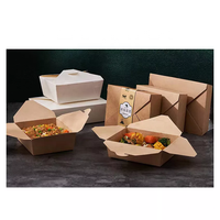 Fiambrera biodegradable, caja de almuerzo biodegradable