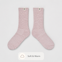 Chaussettes de compression transparentes en mélange de laine standard pour femmes, couleur unie côtelée, chaudes pour le printemps, idéales pour le quotidien