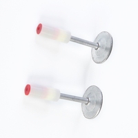 Clou de construction en acier intégré à tige lisse, clou de fixation monobloc, tête plate de 1 pouce pour fixation murale