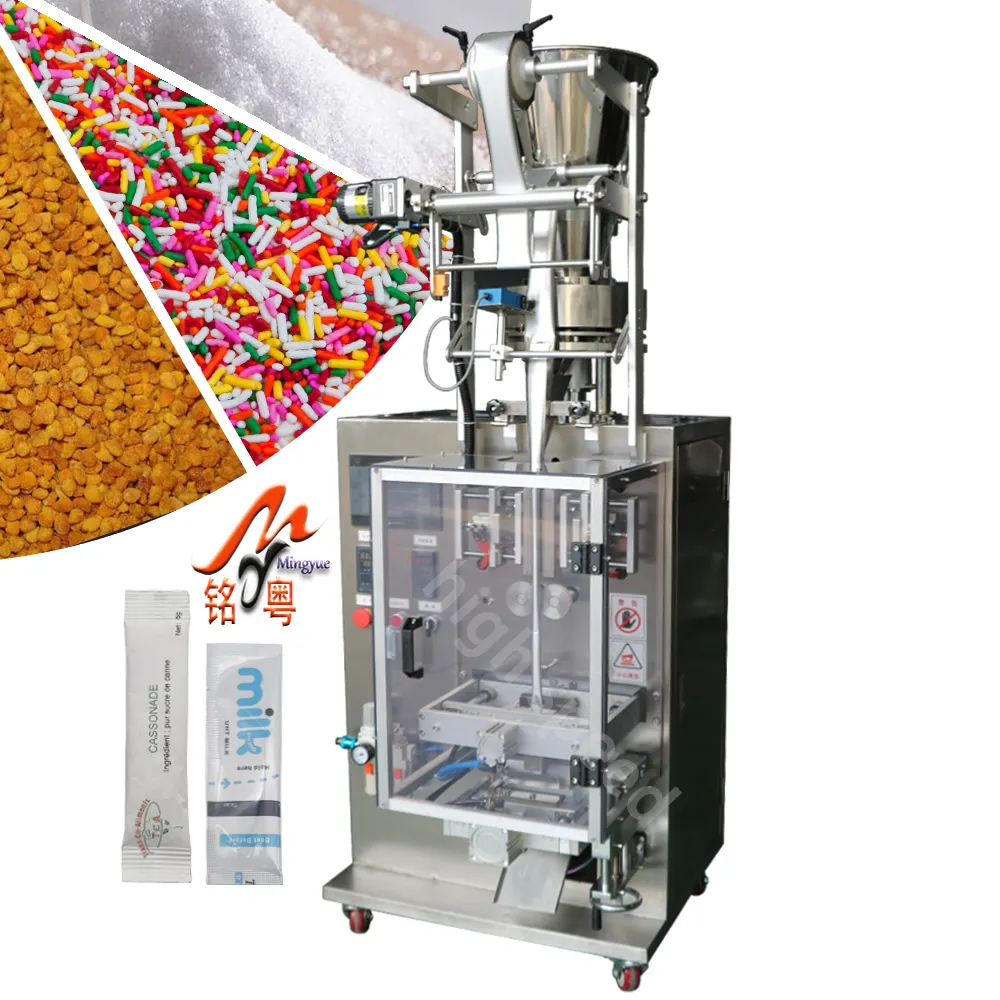 Machine d'emballage automatique de sucre 5g granulé matériel granul pack alimentaire petit haricot bonbon machine d'emballage