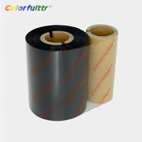 Ruban d'impression thermique compatible Domino TTO noir personnalisé 33 mm * 600 m pour imprimante d'étiquettes V100 V120i V230i V320i