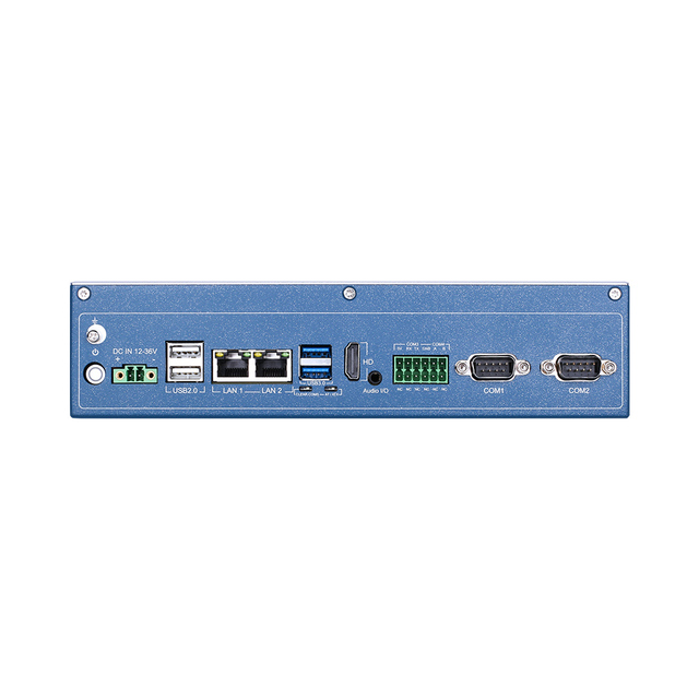 Industrial Grade Mini PC Box Fanless Windows Aluminium Alloy Case J6412 Processor DDR4 RAM AU I/O Interfaces for Kiosk DP HD-MI