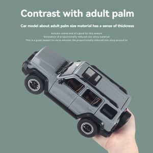 Modelo de Auto Fundido a Presión 1:24 Tanque <span class=keywords><strong>300</strong></span> con Sonido y Luz, Puerta Abatible, Decoración Coleccionable, Modelo de Metal de Auto de Marca China - Product Image 5