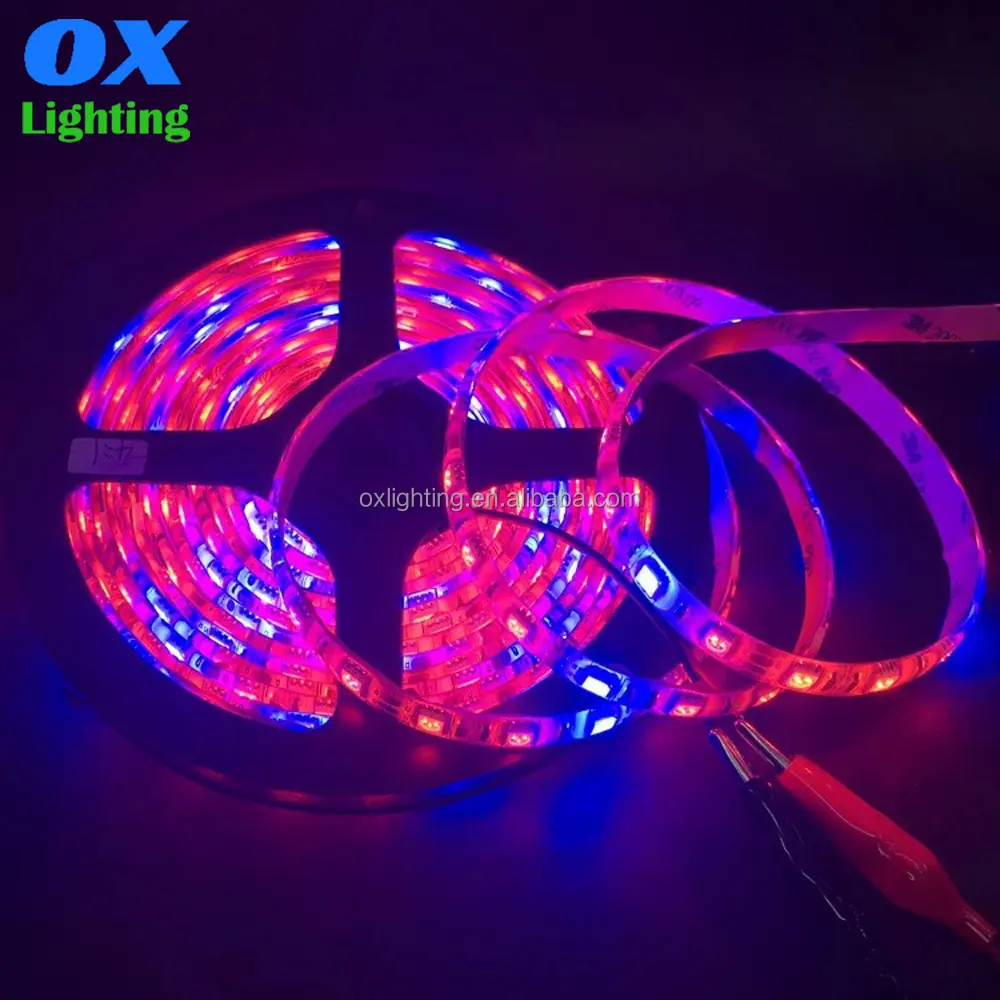 Greenhouse Led Strip Indoor Garden Red Blue Waterproof IP65 5050 Full Spectrum Plant Hydroponic Growing Grow LED Strip Light