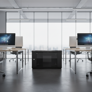 Gabinete de Rack de Pared de Doble Sección de 6U y 19 Pulgadas, Ensamblado - Product Image 1