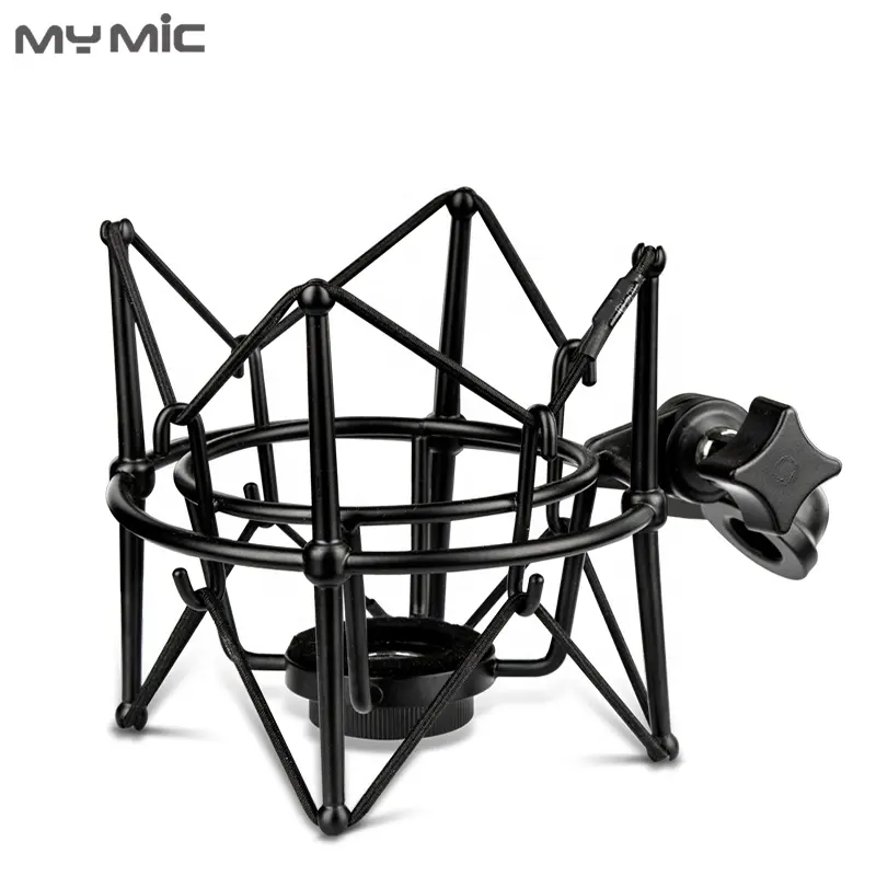 Boa qualidade big holder metal microfone shock mount para mic estúdio profissional