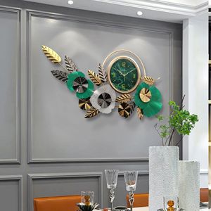 Haute qualité moderne fleur 3D <span class=keywords><strong>métal</strong></span> horloge <span class=keywords><strong>murale</strong></span> Art déco Style maison salon <span class=keywords><strong>décoration</strong></span> suspendu Art mural pour une utilisation intérieure - Product Image 3