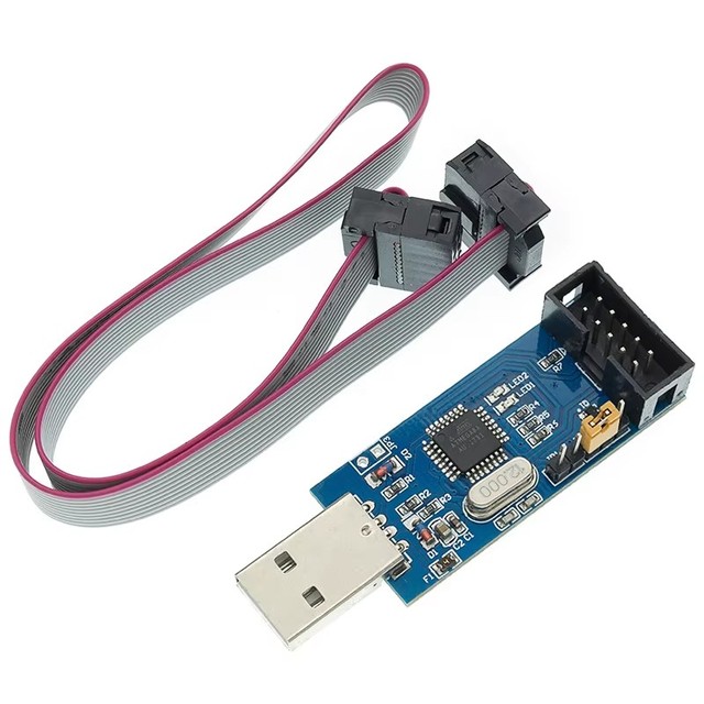 Diymore USBASP USBISP AVR Programmer ATMEGA8 ATMEGA128 USB ISP USB ASP for Ar 51 AVR MCU Board with JTAG Download Cable