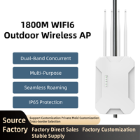 Routeur sans fil double bande 5G 1800M Wi-Fi 6 avec ports Gigabit, routeur Wi-Fi domestique haute vitesse traversant les murs pour fibre optique