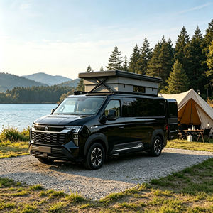 Camping-car Sinotruk <span class=keywords><strong>Pioneer</strong></span> V Pop Top, moteur diesel Weichai 2.0T, véhicule de tourisme extérieur personnalisé en usine avec cuisine - Product Image 1
