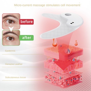 Un appareil de beauté pour les yeux qui combine microcourant et vibration, instrument de beauté pour les yeux qui soulage les cernes et les poches sous les yeux. - Product Image 3