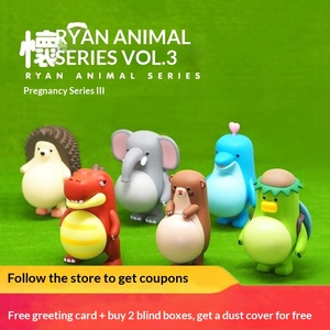 Cajas Sorpresa Originales y Auténticas de la Tercera Serie de Animales Embarazados, Figuras de Animales Adorables de PVC, Regalos Creativos, Juguetes de Moda <span class=keywords><strong>para</strong></span> Edades de 5 a 7 Años - Product Image 4
