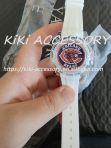 Montre Personnalisée en Silicone Montre Personnalisée à Personnaliser Hommes Femmes Quartz Sport Montre-Bracelet Personnalisée Impression Photo - Product Image 4