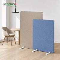 Paravent acoustique autoportant en feutre PET, panneau d'écran de confidentialité insonorisant pour bureau, taille personnalisée, OEM