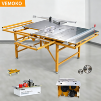 Scie à table coulissante en promotion avec table extra large pour la découpe de panneaux MDF et de contreplaqué de grande taille