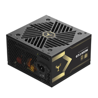 80Plus Gold 801W-900W 24pin Aktif PFC Metal Siyah Masaüstü Bilgisayar Güç Kaynağı, 120mm Fanlı Switching ATX Uyumlu, Stokta