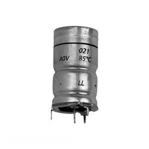 Condensateur à trou traversant en aluminium 470 µF 40 V SNAP TH 470 µF, Distributeur agréé MAL213247471E3 - Product Image 1