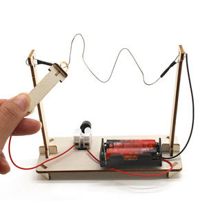 Kit d'expériences scientifiques DIY en bois pour enfants de 7 à 9 ans, jouets de projet de physique avec fil et interrupteur - Product Image 3
