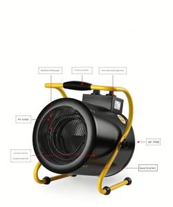 Calentador Eléctrico Industrial para el Hogar, Ventilador de Aire Caliente de 15kw 30kw, Equipo de Calefacción - Product Image 4