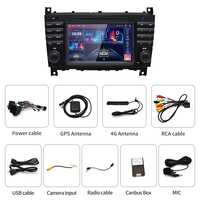 STWEI 8 cœurs 7862 Wireless Carplay Auto Radio Android13 Pour Mercedes Benz Classe C W203 W209 C180 W219 2004 - 2011 Car Multimedia