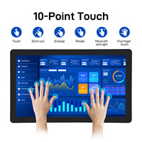 Monitor de Pantalla Táctil Capacitiva Industrial de 10 Puntos, Panel PC Todo en Uno Android, Soporte de Pared VESA, Kiosco POS, Venta al Por Mayor