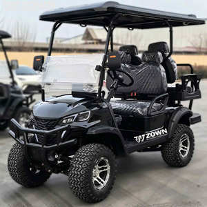 Voiturette de golf électrique 6 places, batterie lithium 48V, système GPS, télécommande, voiturette de golf personnalisée pour villa et parc - Product Image 1