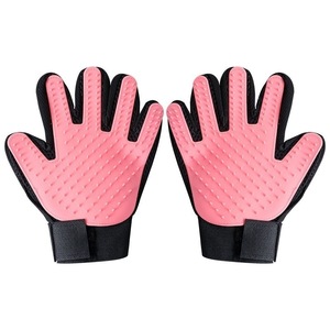 ถุงมือสำหรับสัตว์เลี้ยง Zhongzhi สีฟ้า ทำจากซิลิโคนนุ่ม สำหรับกำจัดขนแมวและสุนัข ใช้สำหรับกรูมมิ่ง นวด และดูแลสัตว์เลี้ยง - Product Image 2