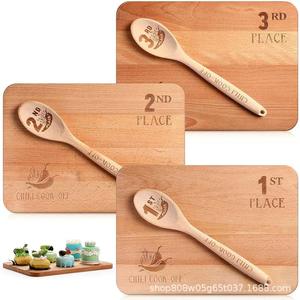 Ensemble de planches à découper en bois de bambou, rectangulaires, couleur unie, couleur bois naturel, pour la maison, pour couper les fruits et les légumes - Product Image 1